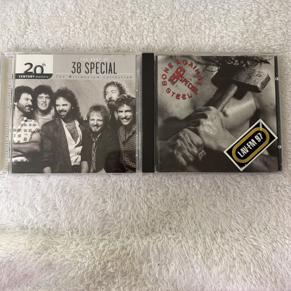 The Best Of 38 Special Millennium Bone Against Steel CD 1991 Southern Rock Lot 2